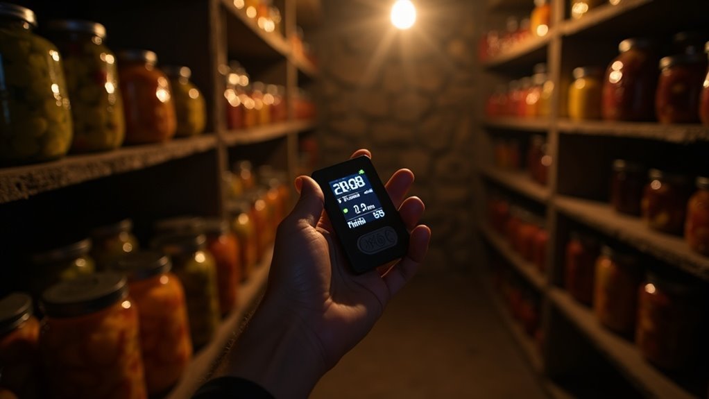 check cellar humidity levels