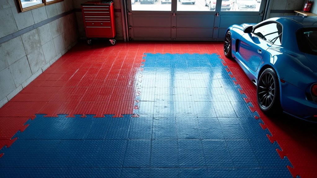 garage floor tile options