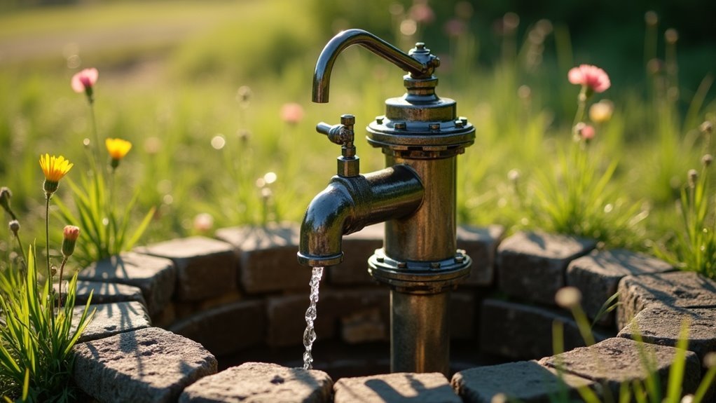 install hand pump properly