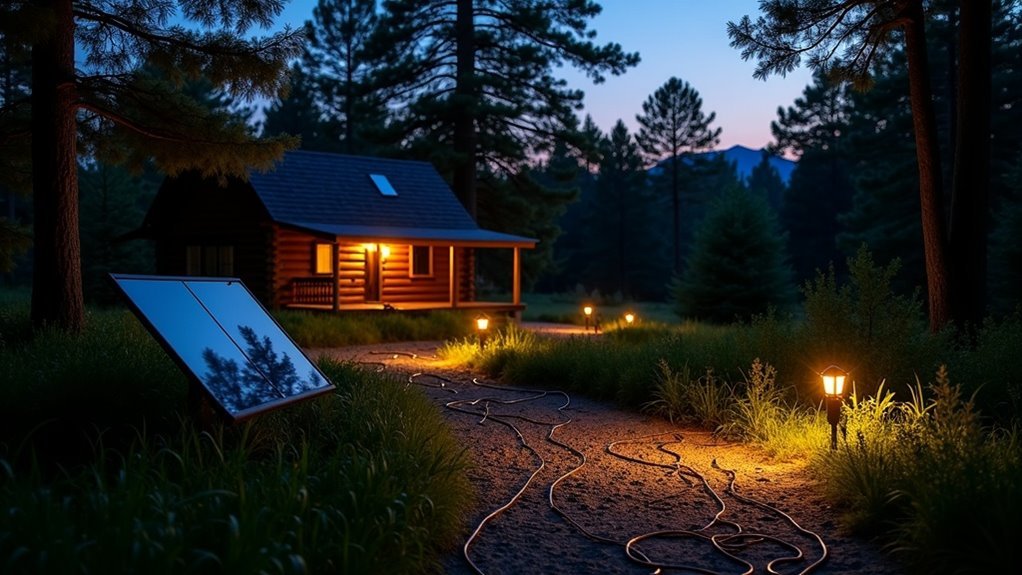 install off grid motion lights