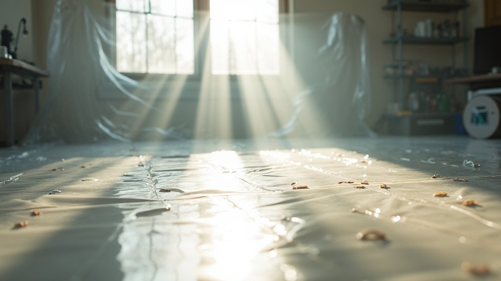 isolate air using plastic