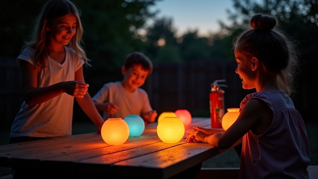 lantern safety with children