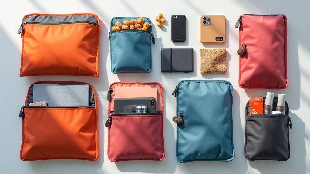 organize modular pouches efficiently