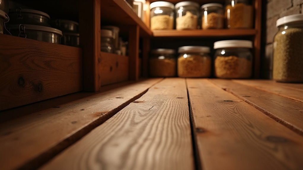 rodent proofing shelf area