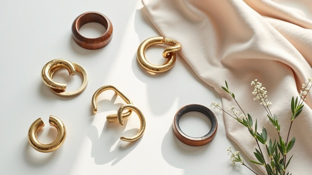 stylish curtain rings selection